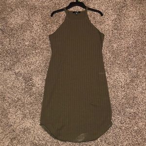 Olive Green Party Dress